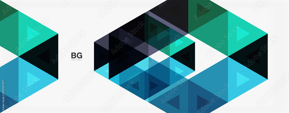 Mosaic triangle pattern abstract background for cover, banner, flyer and poster and other template Mosaic triangle pattern abstract background for cover, banner, flyer and poster and other template