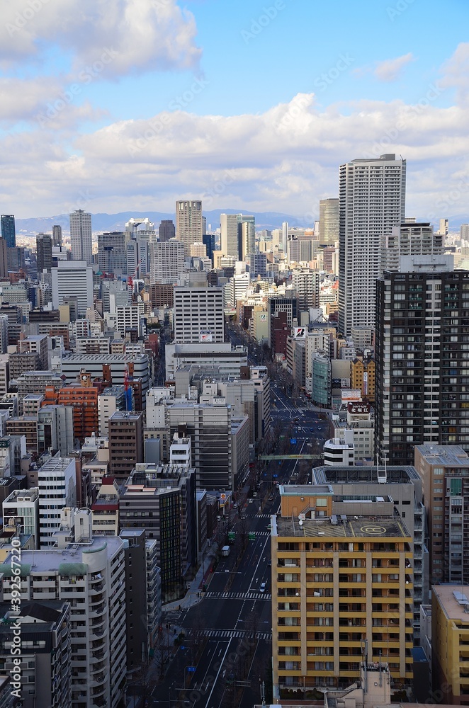 Fototapeta premium 大阪の街並み