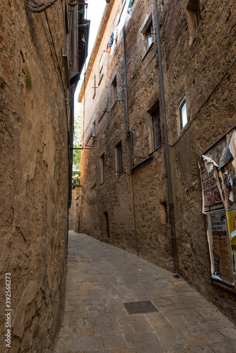 old town of volterra - italy.
Charming little tight narrow streets of Volterra town in Tuscany, Italy, Europe
