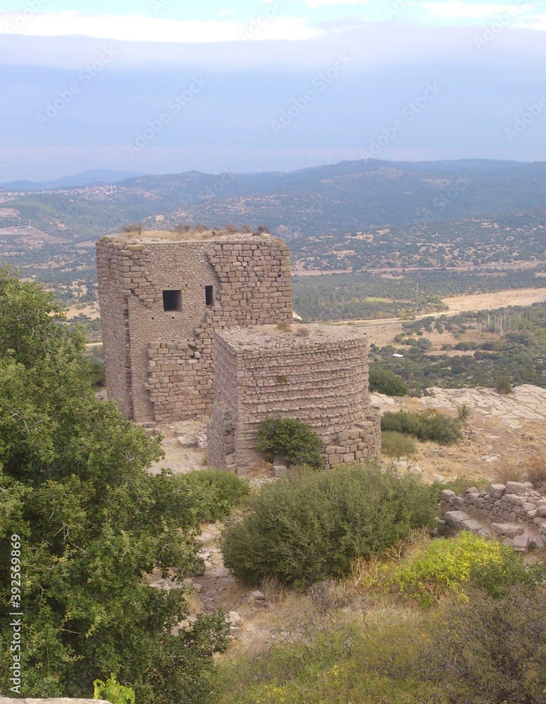 Troy, ancient ruins, stone castle