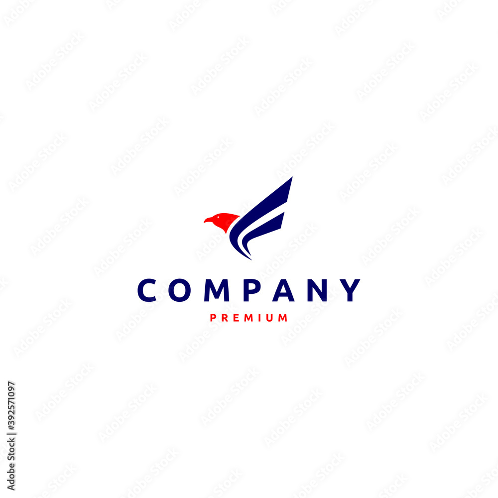 Vector Illustration Flying Eagle Icon Logo Inspiration Vector Illustration Flying Eagle Icon Logo Inspiration