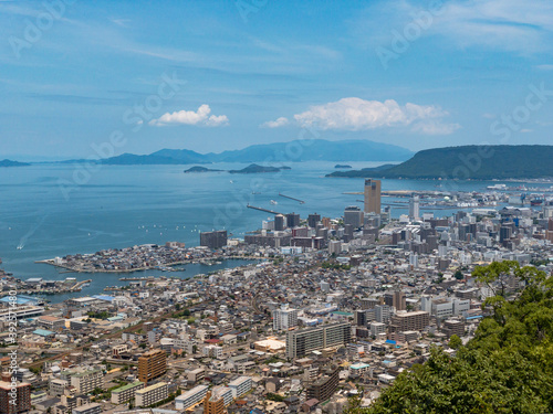 四国 香川県 高松市 瀬戸内海の景色