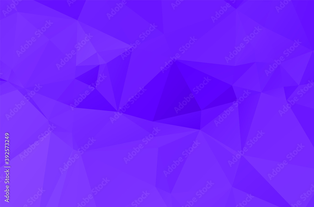Fototapeta premium Purple vivid vector texture with triangular style. Illustration with set of colorful