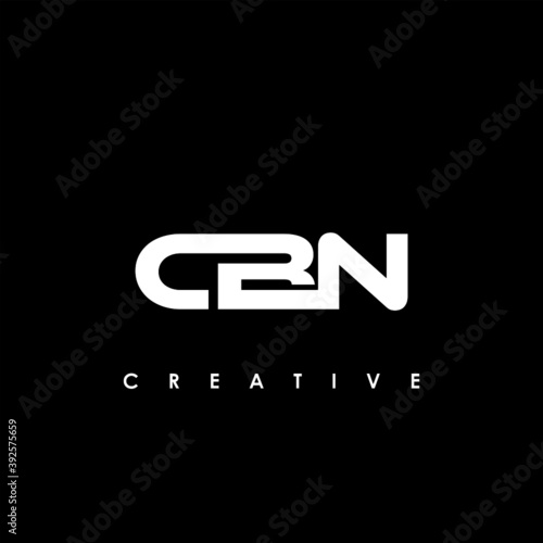 CBN Letter Initial Logo Design Template Vector Illustration 