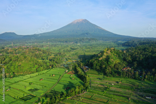 landscape in the morning, east bali