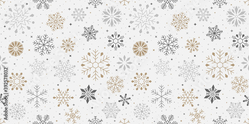 Wallpaper Mural snowflake vector design, snow, christmas, pattern, holiday Torontodigital.ca