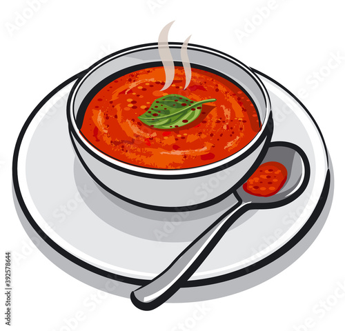 hot tomato soup