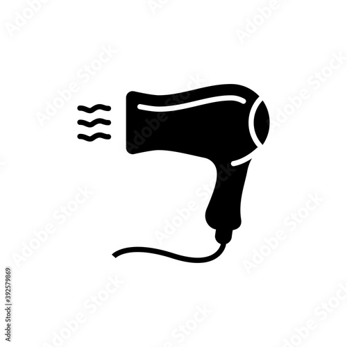 hair dryer icon, vector, design trendy