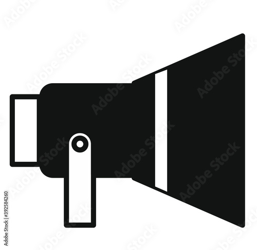 Megaphone Icon Vector Logo Design Template.