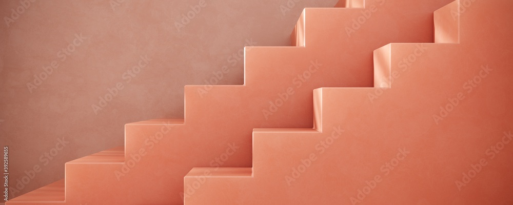 Staircase with steps -podium,stand for shoes,cosmetics product on pastel, light background- 3D,render.Studio with geometric objects and shadow. Motivation, progress,business success- postcard, banner. Staircase with steps -podium,stand for shoes,cosmetics product on pastel, light background- 3D,render.Studio with geometric objects and shadow. Motivation, progress,business success- postcard, banner.