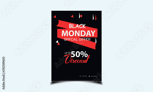 Cyber Monday Banner Design eCommerce Product with 80% Discount Offer.