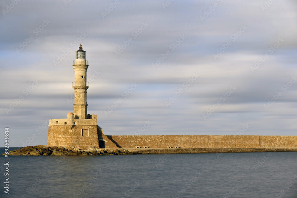 The lighthouse of Chania, Greece