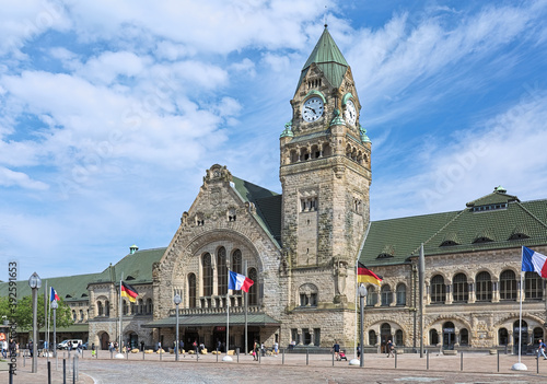Gare de Metz-Ville - main railway station serving the city of Metz, capital of Lorraine, France