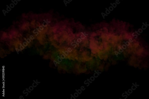 Paint splash on the black scene Abstract background pattern