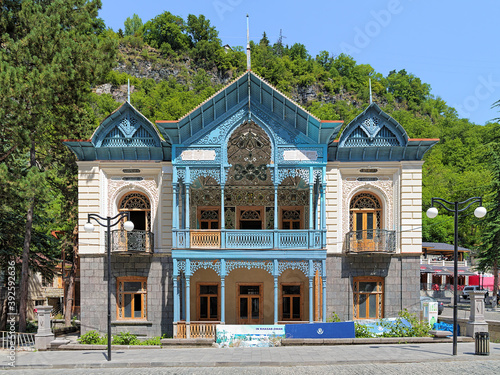 Former house of the Iranian consul Mirza-Riza-Khan (also called House Phiruza) in Borjomi, Georgia photo
