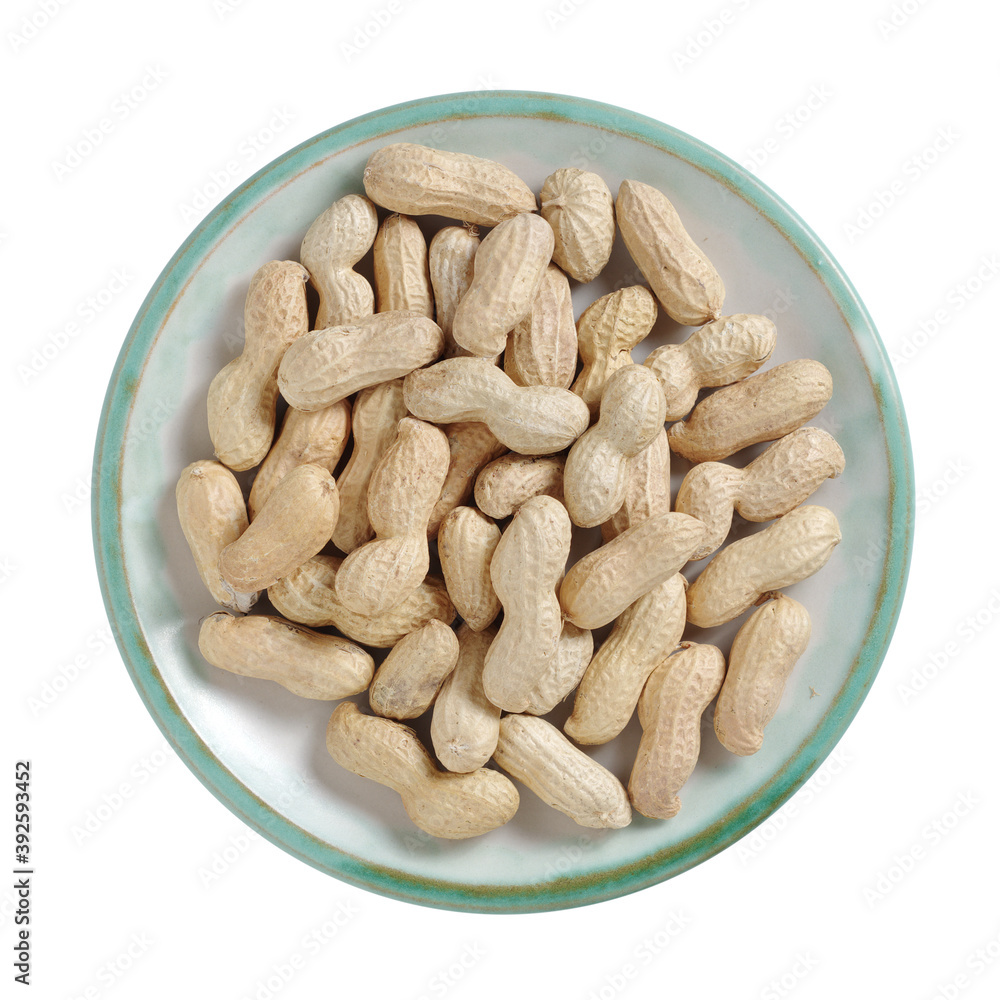Peanuts on a plate Peanuts on a plate