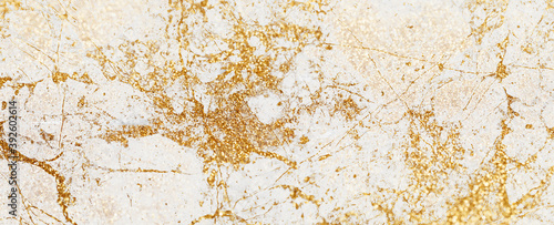 gold cracked Marble texture frame background