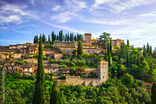Spello medieval village. Perugia, Umbria, Italy.