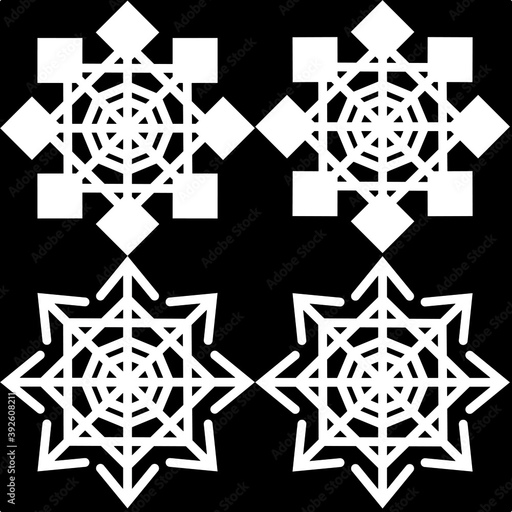 Snowflakes winter Christmas background Snowflakes winter Christmas background