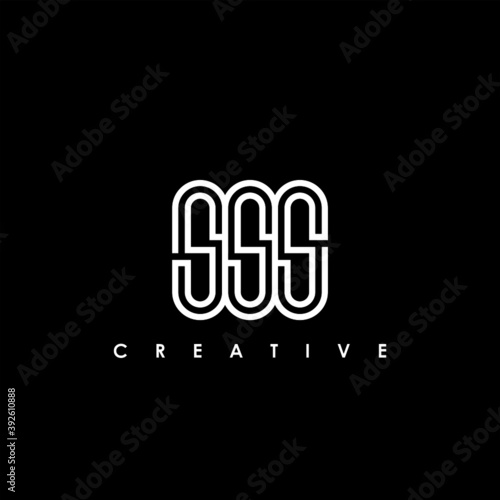 SSS Letter Initial Logo Design Template Vector Illustration	
