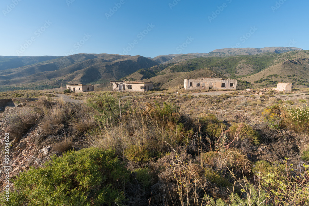 old mining complex in southern Spain