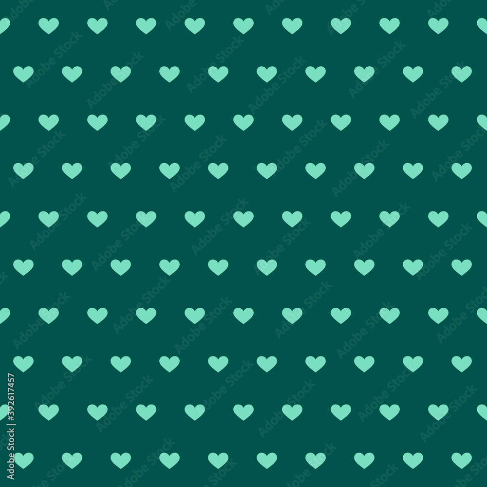 Seamless pattern with hearts. Holiday background. For design packaging, textile, wallpaper, design postcards and posters.