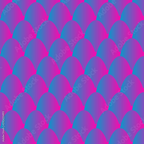 Fish scales seamless pattern. Mermaid tail background. Pattern with circles