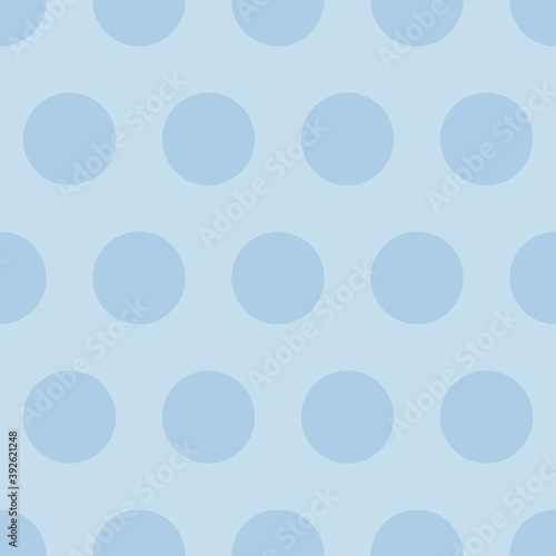 Polka dot seamless simple pattern with colore circles