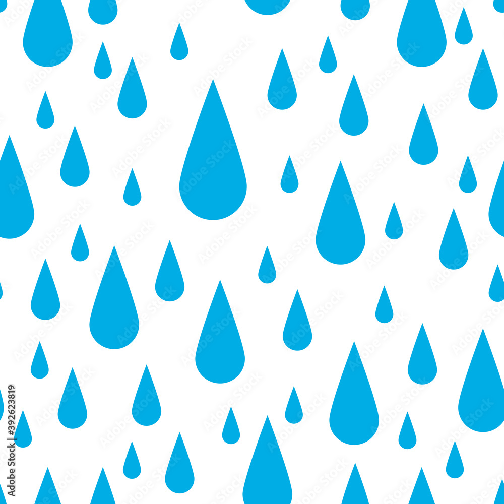 Seamless pattern with drop. Holiday background. For design packaging, textile, wallpaper, design postcards and posters