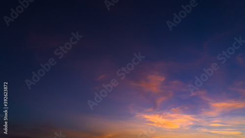 sunset in the sky with clouds  © Nature Peaceful 