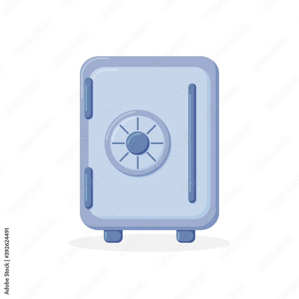 safe box icon cartoon isolated vector illustration graphic design. Vector illustration safe box icon cartoon isolated vector illustration graphic design. Vector illustration