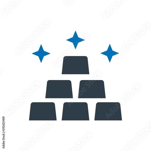 Bar gold icon