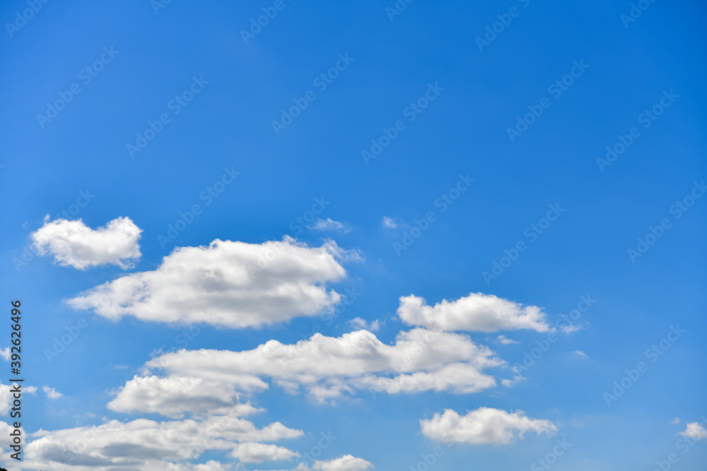 Fototapeta premium 夏の青空と白い雲