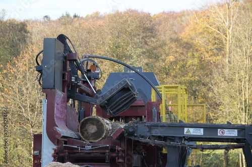 Machine à bois fendeuse bois de chauffage 