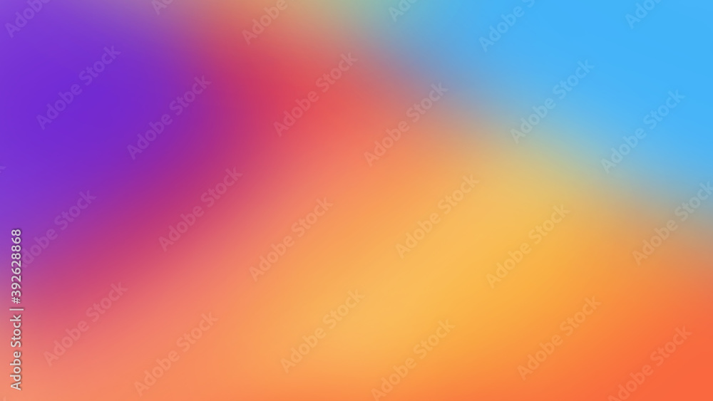 Abstract colorful blur gradient mesh background.