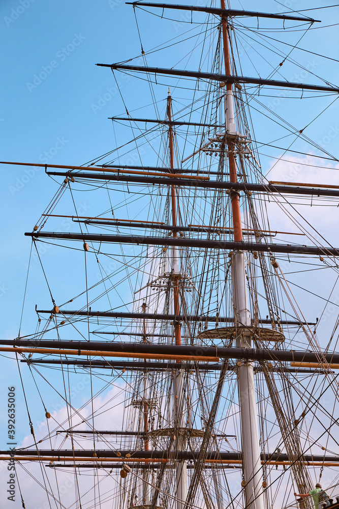 photography of sails of a ship