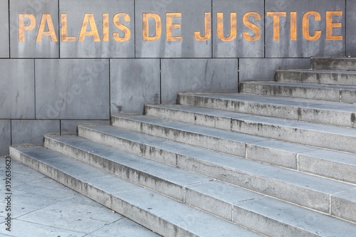 Palais of justice in France  photo