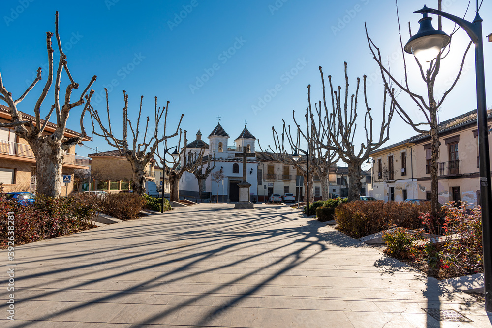 Obraz premium Santa Fe, town in the province of Granada