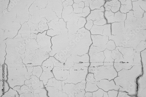 Background of old painted wall texture with cracks © Alex