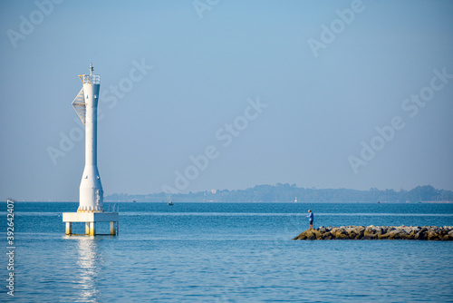 lighthouse on the sea © Silasin