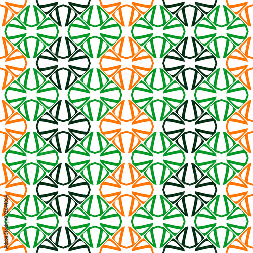 Seamless pattern with rhombuses on a white background.