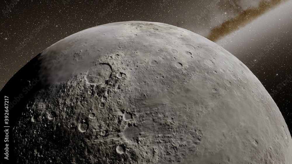 Naklejka premium Planets of deep space, extrasolar planets, outer space