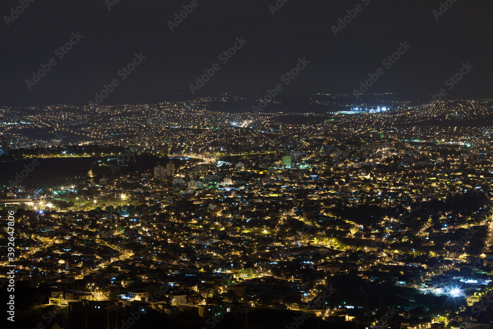 Night view on Belo Horizonte, Brazil