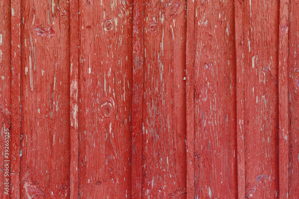 The old red wood texture with natural patterns