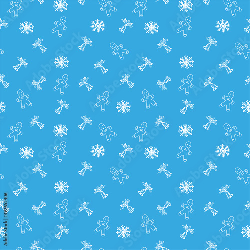A flat illustration. A seamless pattern for wrapping paper, apparel, stationery, textiles. 