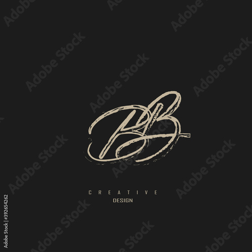 elegant and luxurious bb logo