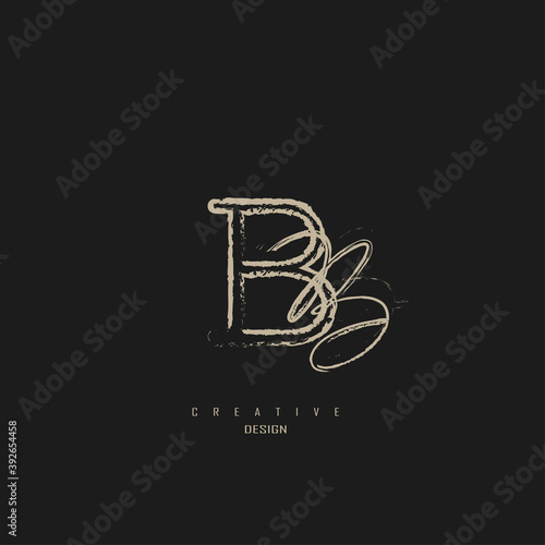 elegant and luxurious bb logo