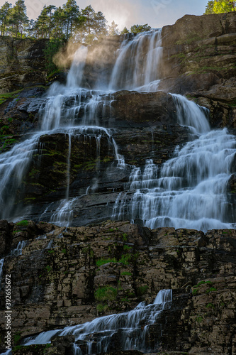 Tvindefossen near Vossevangen in Norway