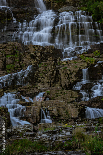 Tvindefossen near Vossevangen in Norway