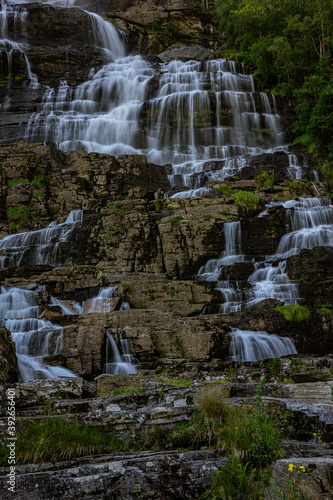 Tvindefossen near Vossevangen in Norway